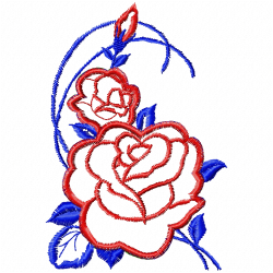 Flowers And Tree Embroidery Design 3 Flowers And Tree Embroidery Design 3